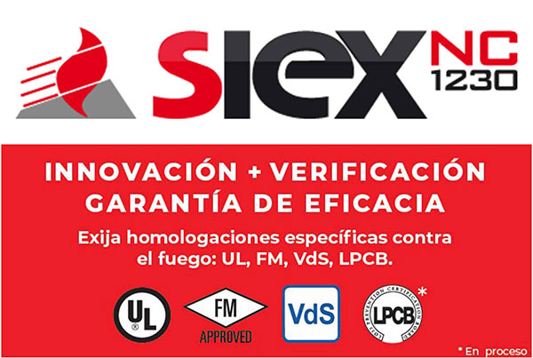 SISTEMA FIJO DE EXTINCIÓN CON SIEX-NC1230